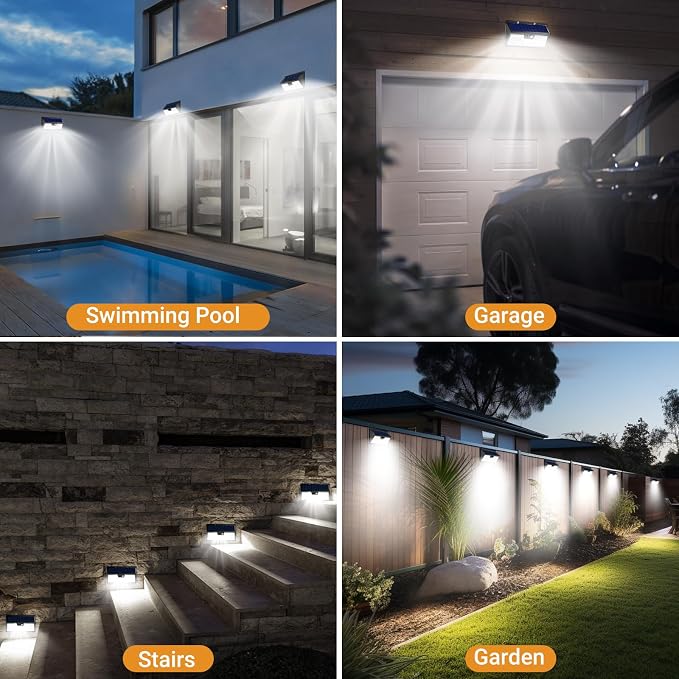 vighep Large Solar Motion Lights Outdoor, 318 LED Super Bright Shed Lights - Image 7