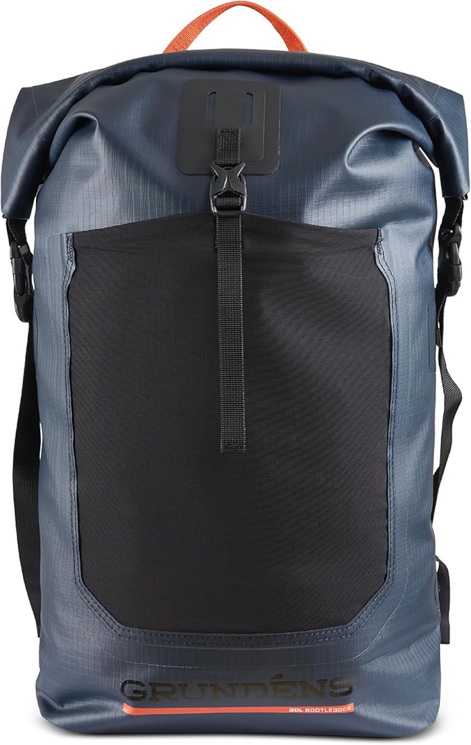 Grundéns Bootlegger Roll Top Backpack, Waterproof, Dark Navy by Grund%C3%A9ns