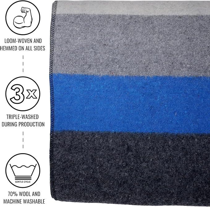 Arcturus Rainier Wool Blanket - Image 3