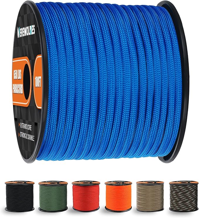 WEREWOLVES 650lb Paracord/Parachute Cord by WEREWOLVES