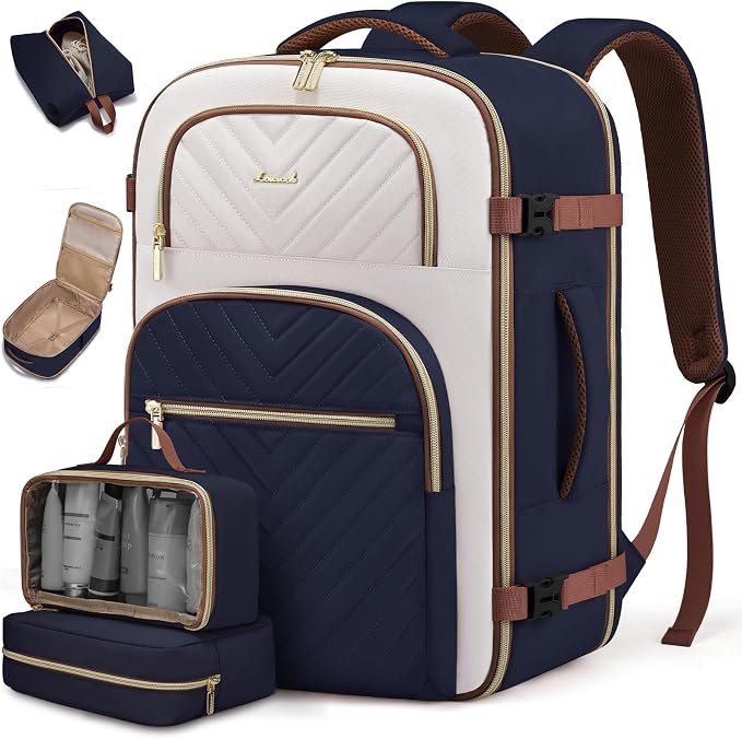LOVEVOOK Travel Backpack Carry on Flight Approved 40L, Waterproof TSA Travel by LOVEVOOK