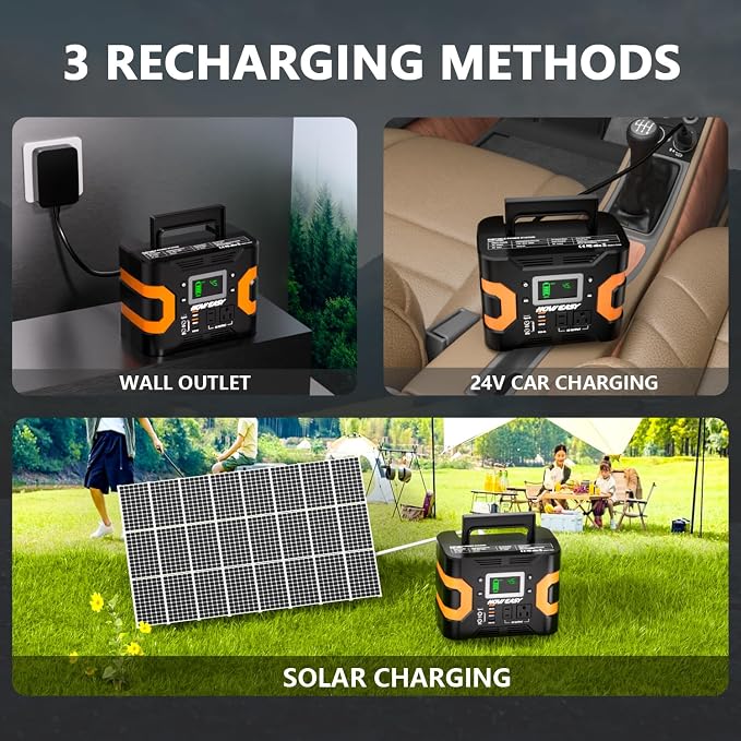 HOWEASY Portable Power Station 300W, 236Wh Solar Generator - Image 6