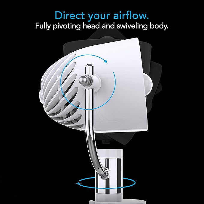 Vornado Pivot Clip Personal Air Circulator, Portable Desk Fan - Image 6