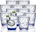 10 Oz Unbreakable Tritan Drinking Glasses Shatterproof Acrylic Glasses by VEILEDGEM