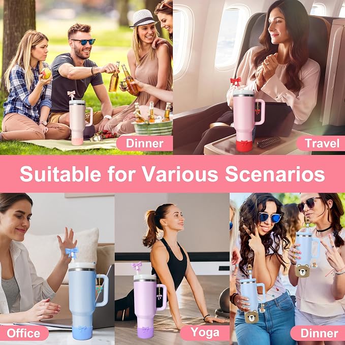 Silicone Boot for Stanley 40oz Tumbler, Capybara Straw Cover Bottom Protector - Image 7