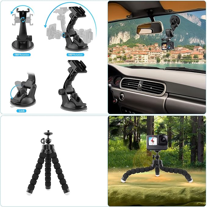 Action Camera Accessories Kit - Image 6