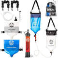 Gravity Water Filtration System – 2 High Capacity Lightweight Hanging Bags by PracticalSurvival