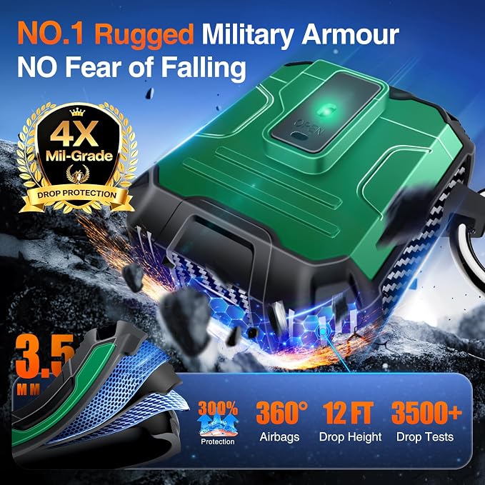 Armoured Heavy Duty for AirPods 1/2 Generation Case - Image 2