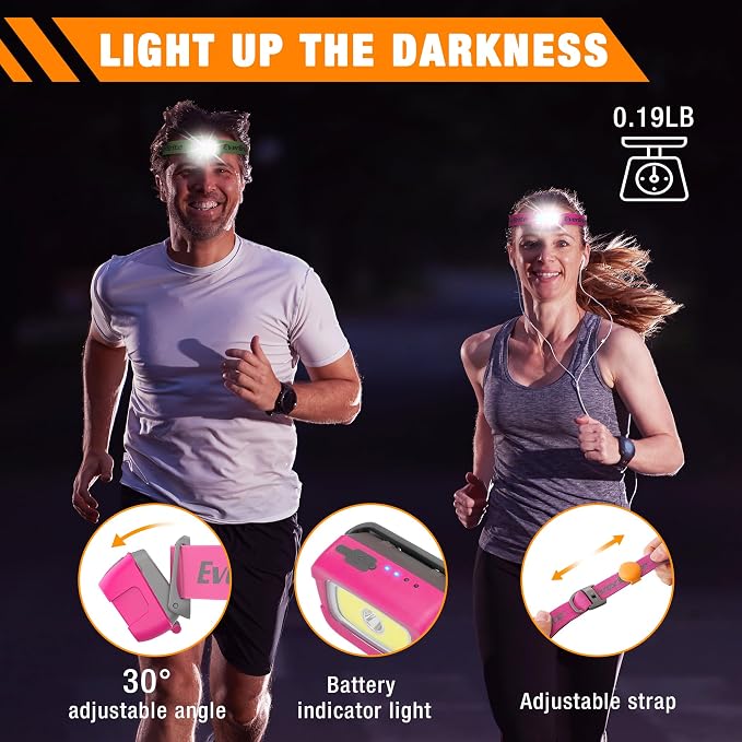 EverBrite Rechargeable Headlamp, 350 Lumens Headlamp - Image 6