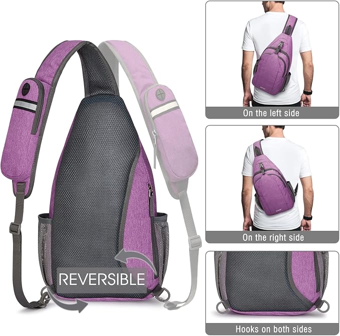 G4Free Sling Chest Bag RFID Crossbody Backpack Shoulder Bag - Image 5