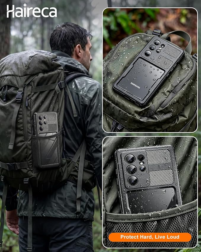 for Samsung Galaxy S23 Ultra Waterproof Case, Magnetic Heavy Duty Military - Image 6