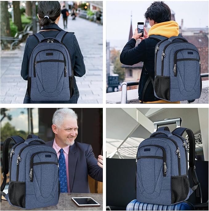 BIKROD Backpack for Woman and Men, Travel Laptop Backpack, Waterproof College - Image 5