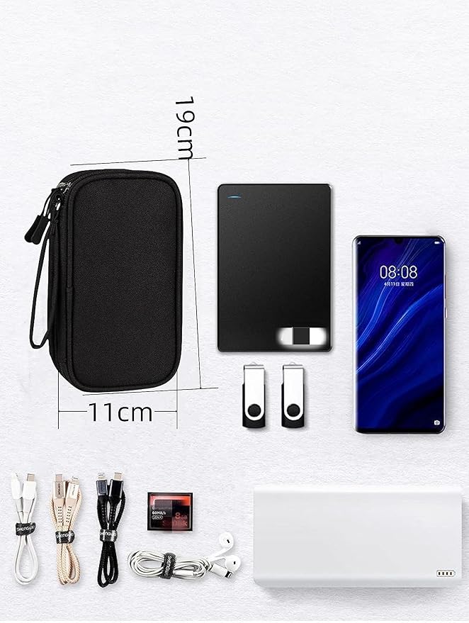 Electronic Organizer Travel Cable Accessories BagPouch Portable Waterproof - Image 2