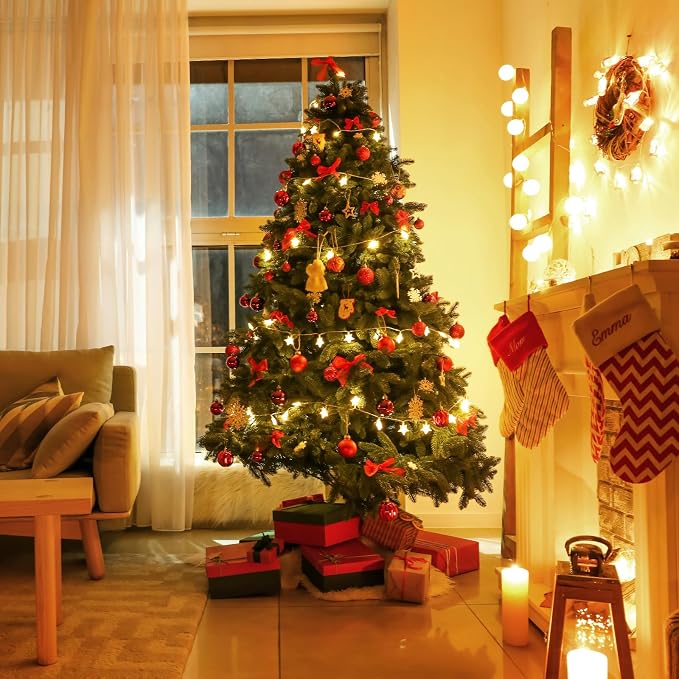 Twinkle Star 2 Pack 100 LED Star String Lights, Plug in Fairy String Lights - Image 8