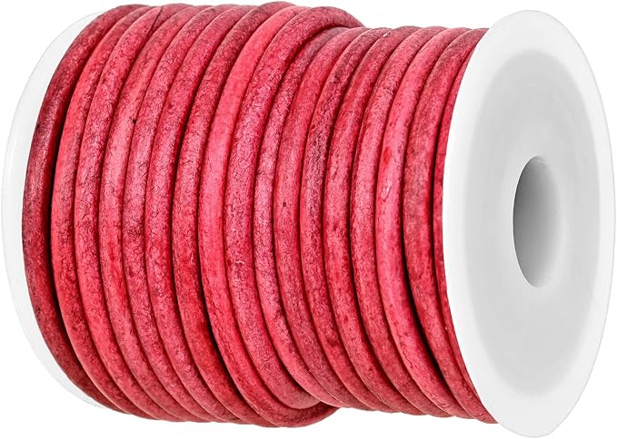 GENIQUE Real/Genuine Round Leather String Cord by GENIQUE