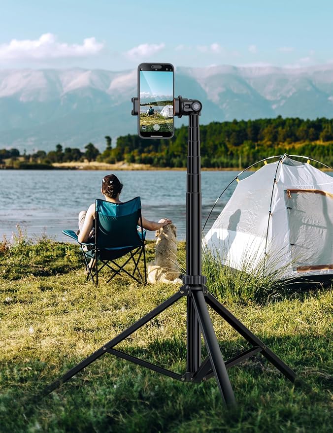 86'' Phone Tripod & Selfie Stick, Tripod - Image 8