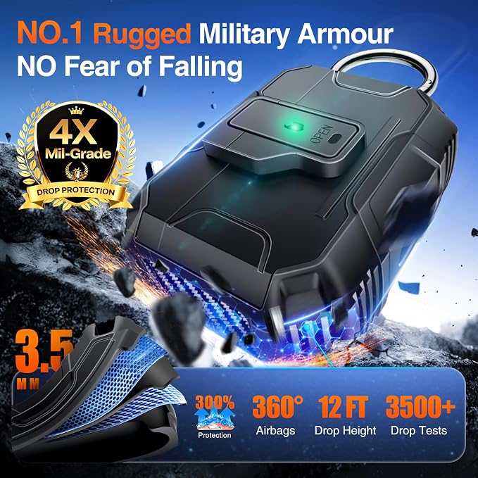 Armoured Heavy Duty for AirPods Pro1 Generation Case - Image 2