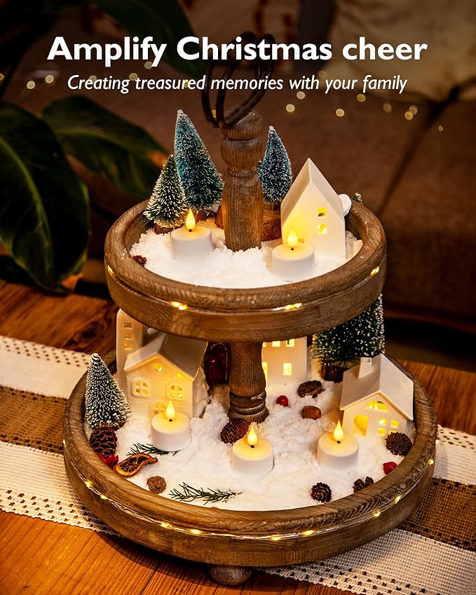 Homemory Rechargeable Tea Lights Flameless Candles - Image 8
