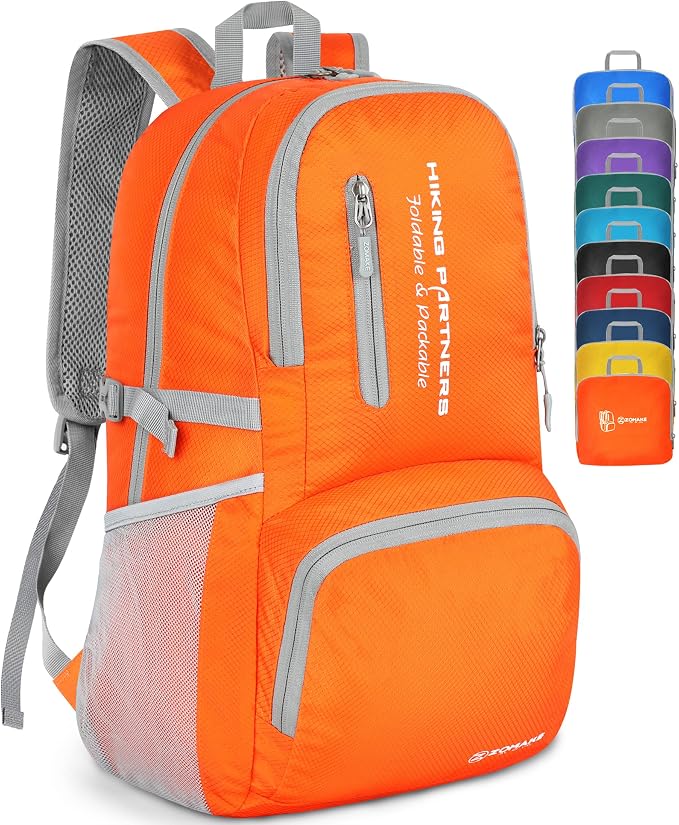 ZOMAKE Lightweight Packable Backpack, 35L Light Foldable Hiking Backpacks Water by ZOMAKE