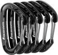 FresKaro 5pcs Nano Carabiner Clips, 8kN 1798lbs, Small Sturdy, Reliable by FresKaro