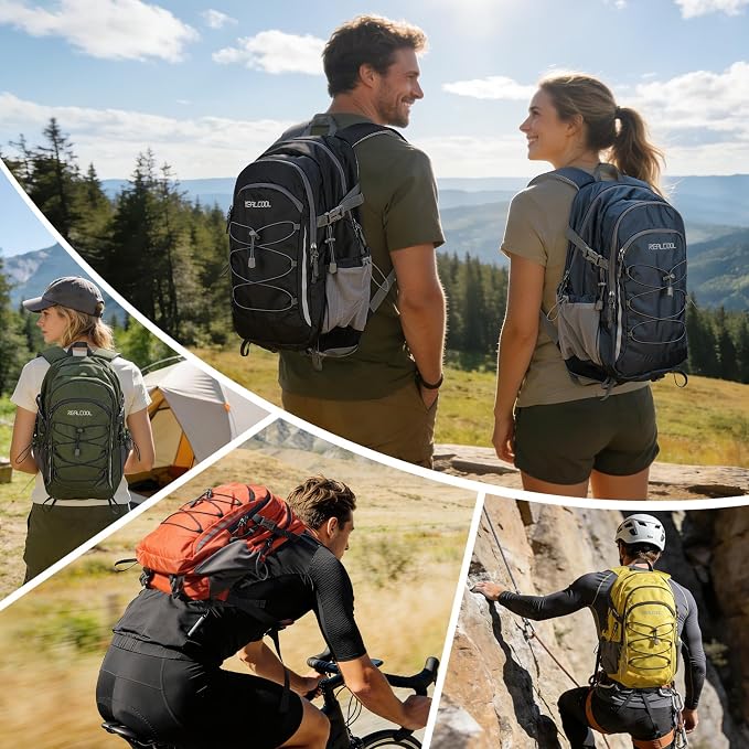 RealCool Hiking Backpack for Men Women, 20L Lightweight Waterproof Travel - Image 7