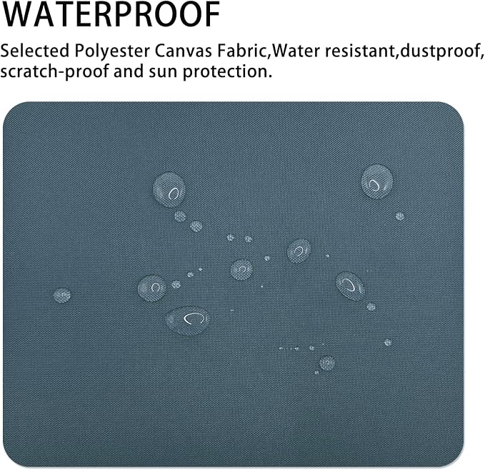 Gheeidau Canvas Repair Patch 9×11 Inch 3Pcs Waterproof Self-Adhesive Fabric - Image 2