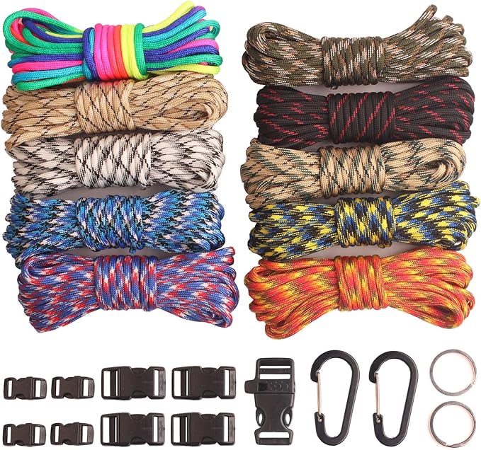 Paracord, Paracord 550 Combo Crafting Kits by GEGEDA