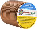 Mandala Crafts Round Genuine Bronze Leather Cord by MandalaCrafts