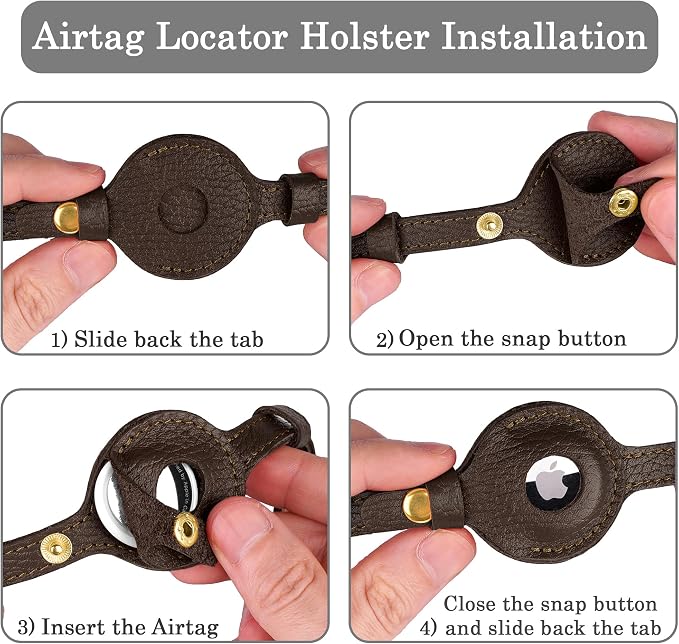 OOPSDOGGY Leather AirTag Cat Collar - Image 5