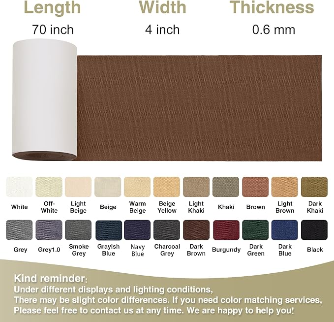 Gheeidau Canvas Repair Tape 4×70 Inch Waterproof Self-Adhesive Fabric Repair - Image 4