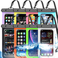 Famoby Up to 8.3" 8 Pack Multicolor Universal Waterproof Phone Pouch, Large by Famoby