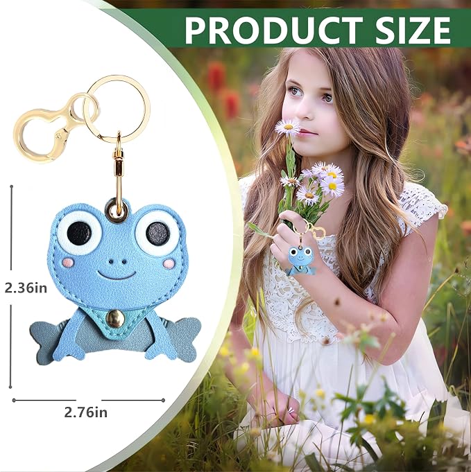 Leather Keychain Holder Case Compatible - Image 2