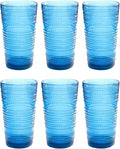Beaded 16 oz Durable Acrylic Jumbo Drinking Glasses, Shatter-Resistant and by AbodeHomewares-TheDesignDestinationforTabletopDrinkwareKitchenandPet