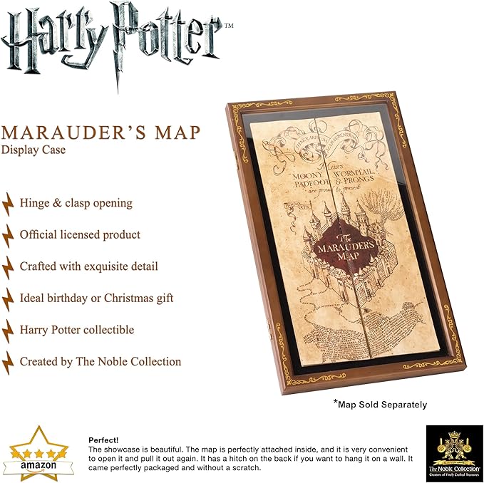The Noble Collection Harry Potter The Marauder's Map Display Case - Image 2