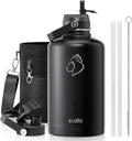 BUZIO Vacuum Insulated Stainless Steel Water Bottle 87oz Half Gallon BPA Free by BUZIO