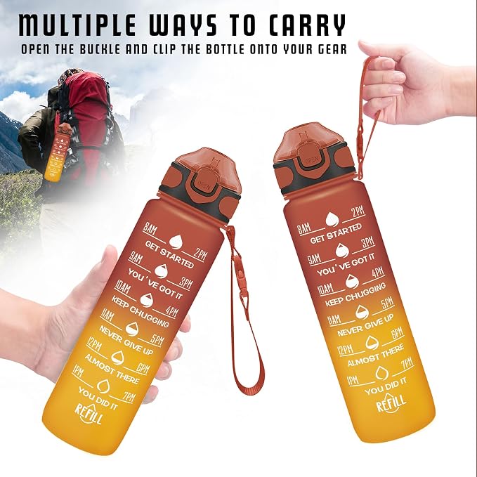 Enerbone 32 oz Drinking Water Bottle - Image 6