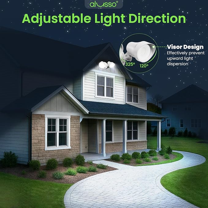 ALUSSO Dusk to Dawn Outdoor Lighting, 30W 3500LM Dusk Till Dawn Outdoor Light - Image 7