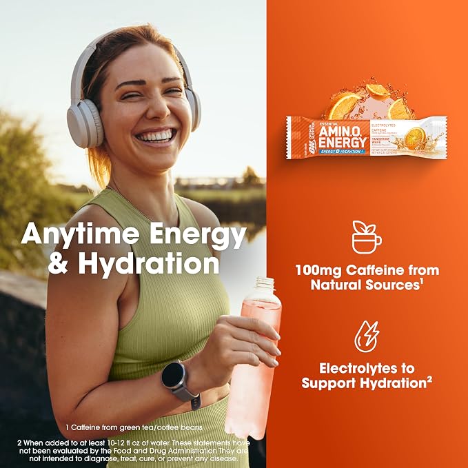 Optimum Nutrition Essential Amino Energy Plus Electrolytes Stick Packs - Image 4