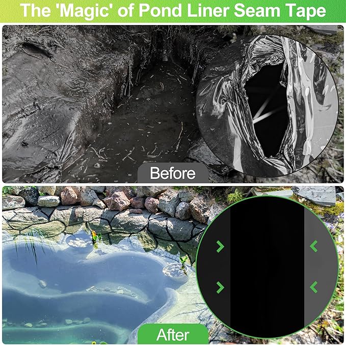 ToLanbbt 2PCS Pond Liner Repair Patch - Image 5