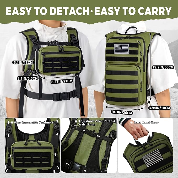 Koculemi Tactical Hydration Backpack - Image 7