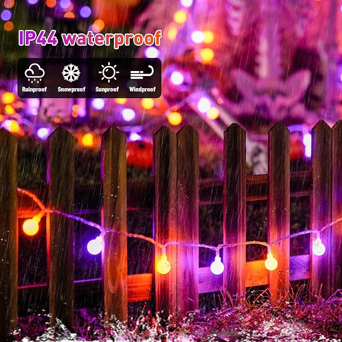 JMEXSUSS 100 LED Globe String Lights Indoor Plug in - Image 6
