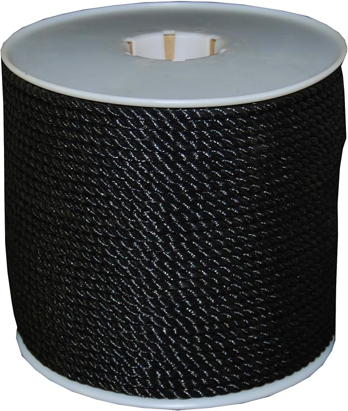 T.W Evans Cordage 377 Black Polypro Rope, 3/8-Inch x 600-Feet by T.W+.+Evans+Cordage+Co.