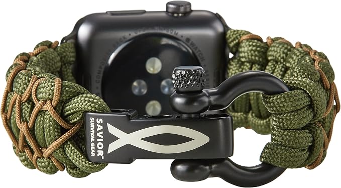Savior Survival Gear Paracord Watch Band, Compatible by SaviorSurvivalGear