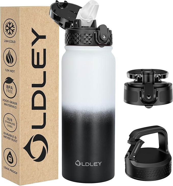 Oldley Insulated Water Bottle 20oz Water Bottles by OLDLEY