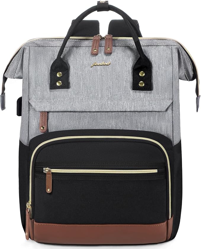 Focdod Laptop Backpack 17.3 Inch Womens Professional Purse Computer Bag Nurse - Image 6
