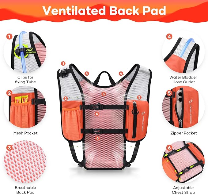 Maelstrom Hydration Backpack, Hiking Backpack - Image 3