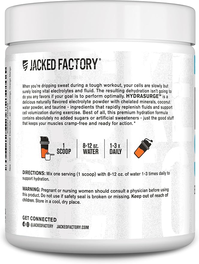 Jacked Factory HYDRASURGE Electrolyte Powder - Image 7