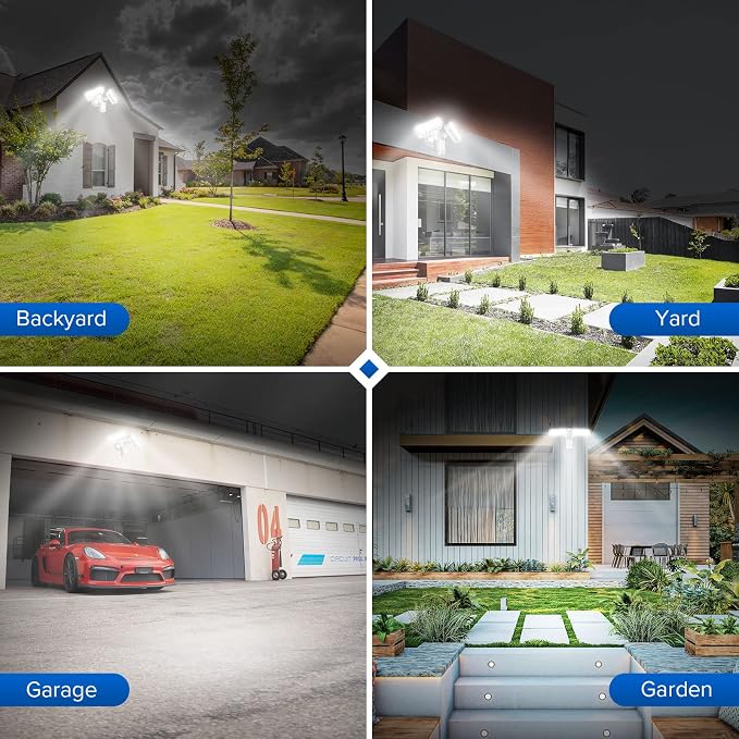 SANSI 36W LED Motion Sensor Outdoor Lights, Hardwired Security Light Motion - Image 9