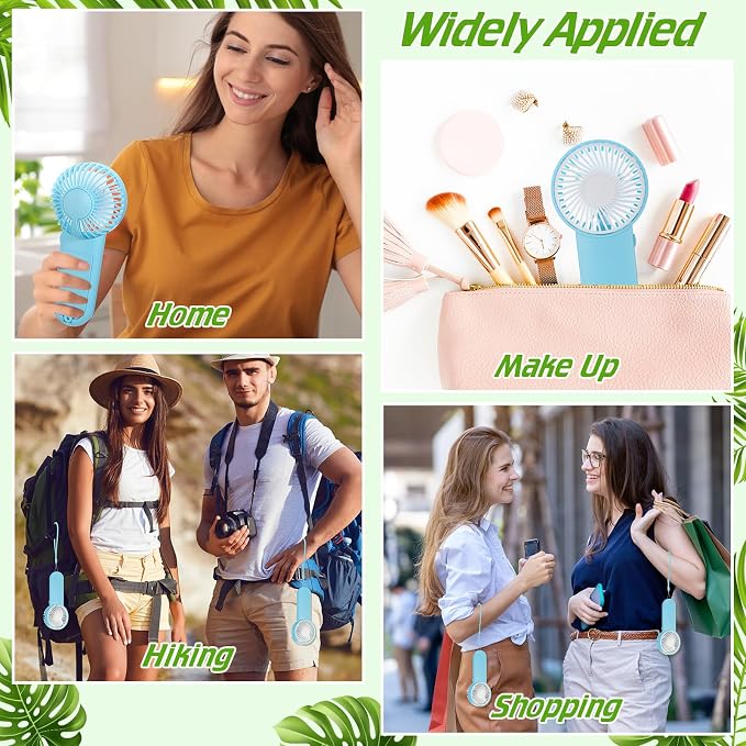 Sumind 12 Pcs Small Personal Portable Fan Mini Handheld Bulk 1 Speed Electric - Image 7
