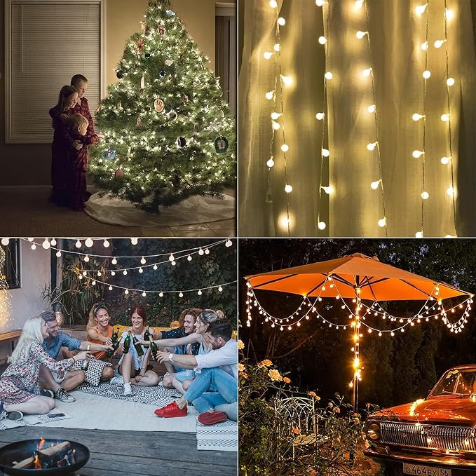 Battery Operated LED Globe String Lights - Image 5